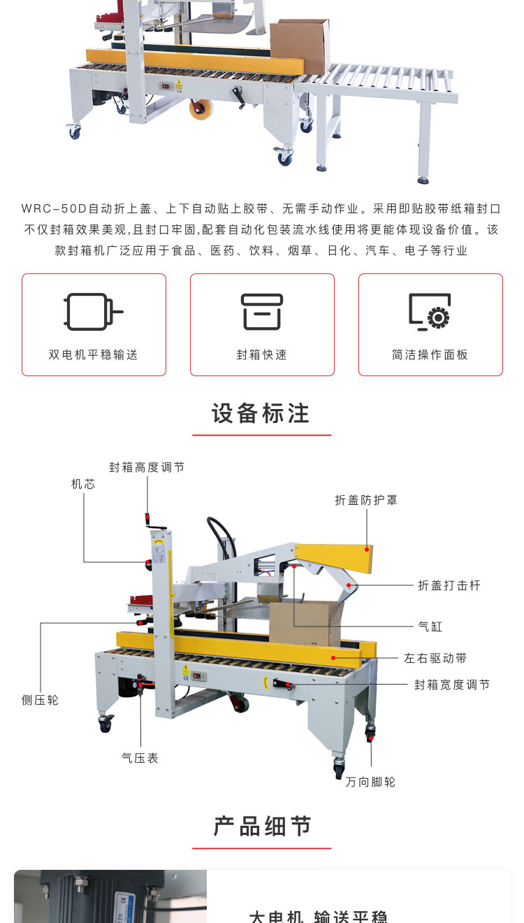 自動折蓋機WRC-50D